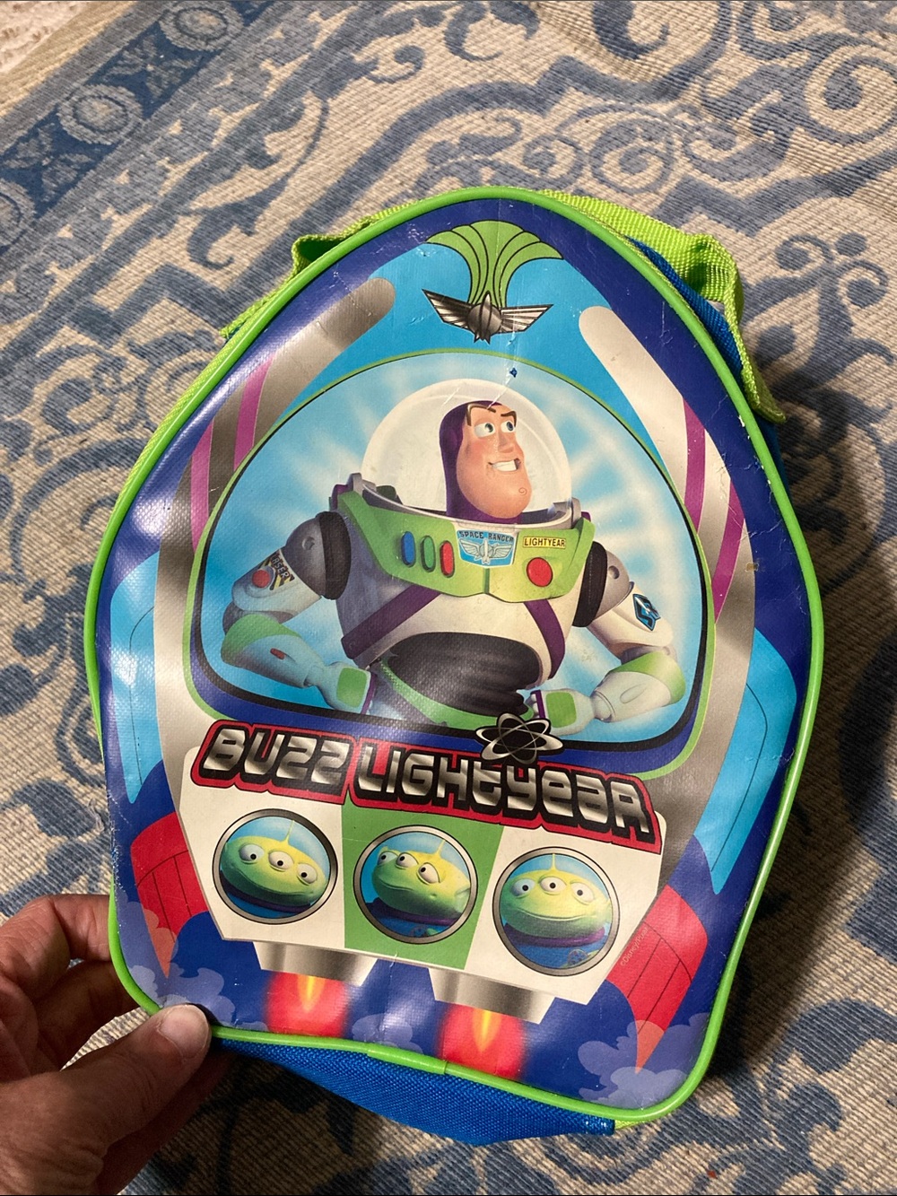 ⭐️⭐️ Buzz Lightyear Kids Lunchbox - Blue & Green Toy Story Design